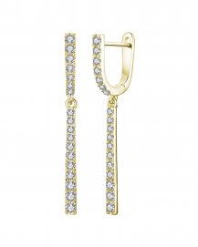 STRAIGHT BAR DIAMOND DANGLING  (TE948)