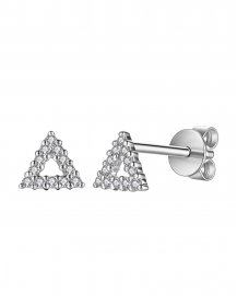 TRIANGLE STYLE DIAMOND STUDS (TE956)