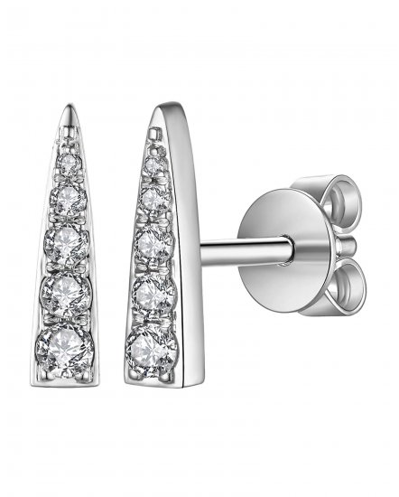 STRAIGHT BAR DIAMOND STUDS (TE957)
