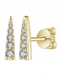STRAIGHT BAR DIAMOND STUDS (TE957)