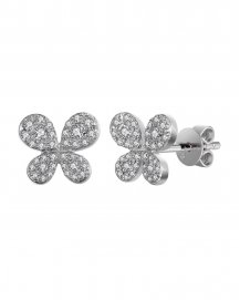 BUTTERFLY SHAPE DIAMOND STUDS (TE963)
