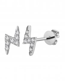 LIGHTNING BOLT STYLE DIAMOND STUDS (TE978)