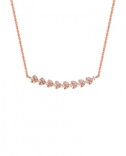 LEAF STYLE DIAMOND NECKLACE (TN211)