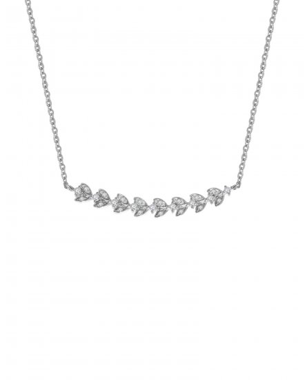 LEAF STYLE DIAMOND NECKLACE (TN211)