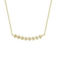 LEAF STYLE DIAMOND NECKLACE (TN211)