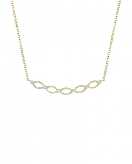 MARQUISE STYLE DIAMOND NECKLACE (TN220)