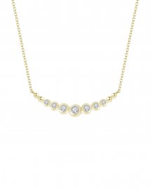 CURVED STYLE DIAMOND NECKLACE (TN233)