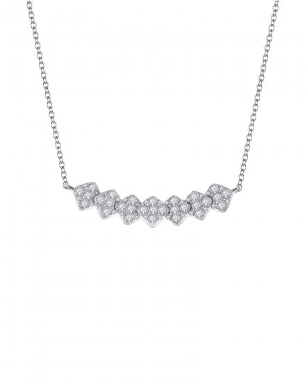 SQUARE DIAMOND NECKLACE (TN234)