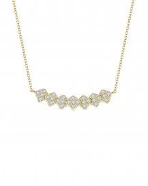 SQUARE DIAMOND NECKLACE (TN234)