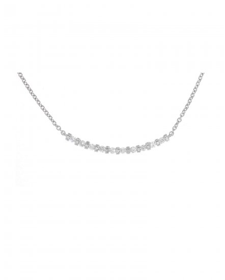 CURVED STYLE DIAMOND NECKLACE (TN246)