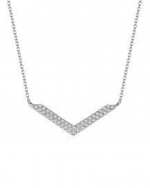 V SHAPE DIAMOND NECKLACE (TN249)