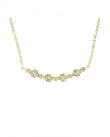 CURVED STYLE DIAMOND NECKLACE (TN250)