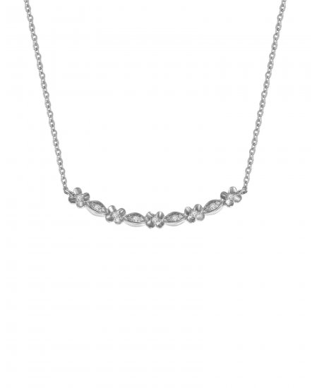 FLORAL STYLE DIAMOND NECKLACE (TN256)