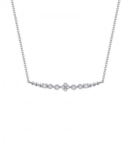 CLOVER STYLE DIAMOND NECKLACE (TN259)