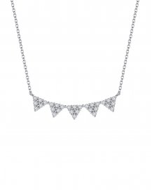 TRIANGLE STYLE DIAMOND NECKLACE (TN264)