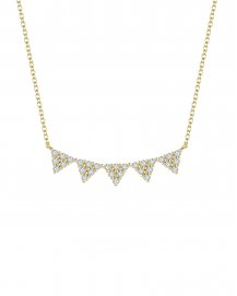 TRIANGLE STYLE DIAMOND NECKLACE (TN264)