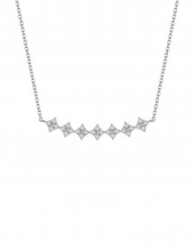 KITE SHAPE DIAMOND NECKLACE (TN272)