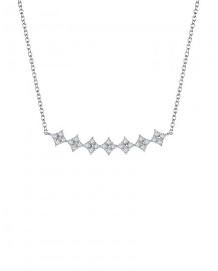 KITE SHAPE DIAMOND NECKLACE (TN272)