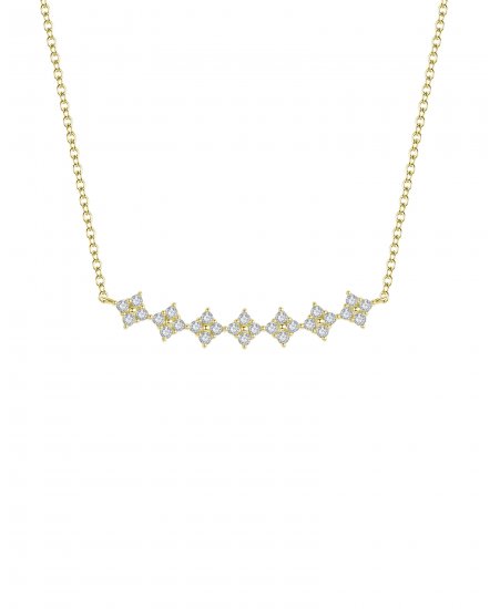 KITE SHAPE DIAMOND NECKLACE (TN272)