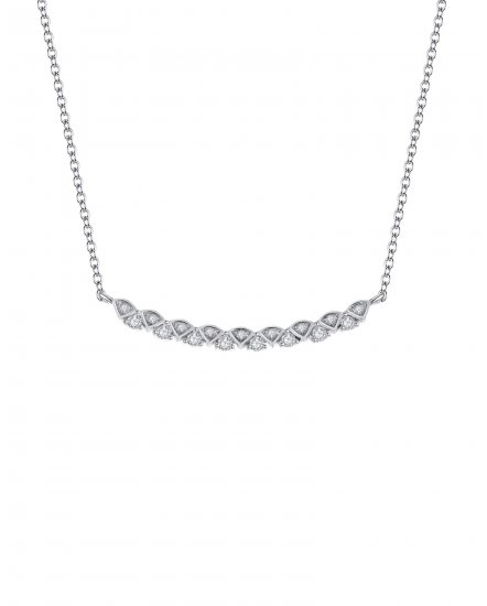 TRIANGLE STYLE DIAMOND NECKLACE (TN275)