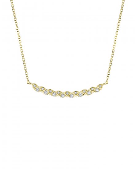 TRIANGLE STYLE DIAMOND NECKLACE (TN275)