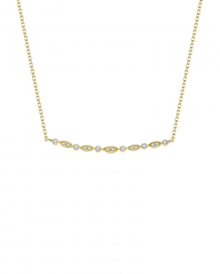 CURVED STYLE DIAMOND NECKLACE (TN280)