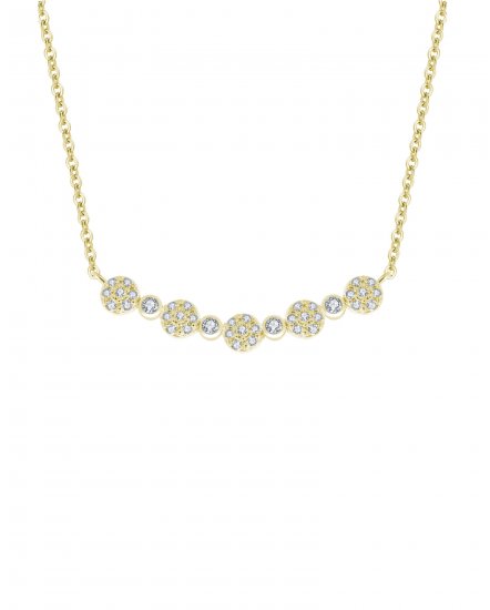 CLUSTER DIAMOND NECKLACE (TN296)