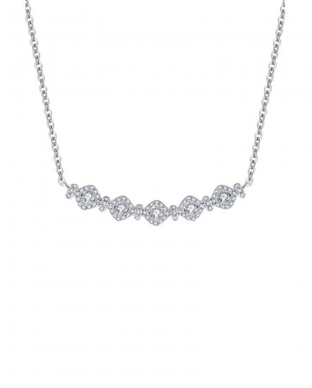 CLUSTER DIAMOND NECKLACE (TN297)