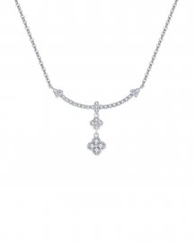 DANGLE DROP DIAMOND NECKLACE (TN316)