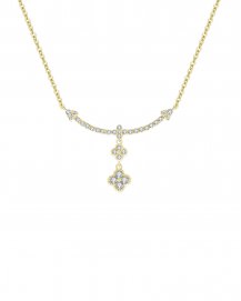 DANGLE DROP DIAMOND NECKLACE (TN316)