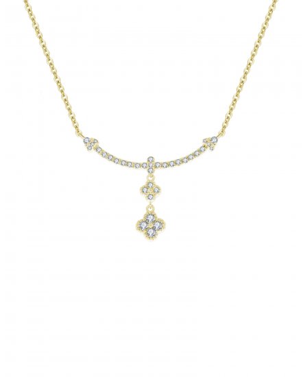 DANGLE DROP DIAMOND NECKLACE (TN316)