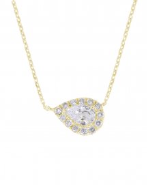 PEAR DIAMOND NECKLACE (TN334)