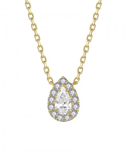 PEAR DIAMOND NECKLACE (TN336)