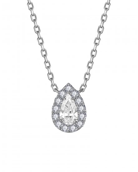 PEAR DIAMOND NECKLACE (TN336)