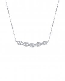 MARQUISE STYLE DIAMOND NECKLACE (TN357)