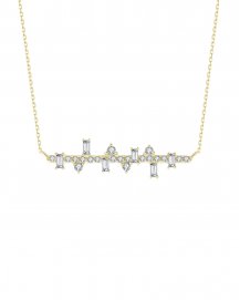 BAGUETTE DIAMOND NECKLACE (TN365)