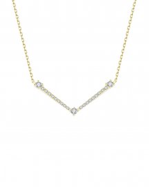 V SHAPE DIAMOND NECKLACE (TN367)
