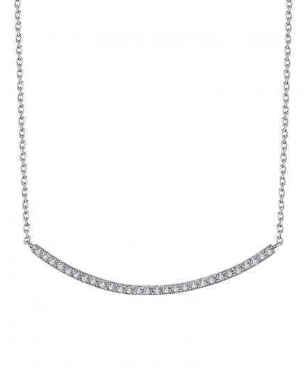 CURVED STYLE DIAMOND NECKLACE (TN378)