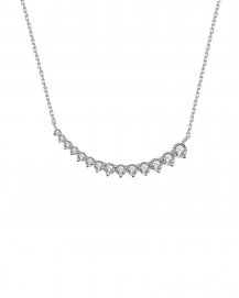 CURVED STYLE DIAMOND NECKLACE (TN395)