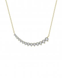 CURVED STYLE DIAMOND NECKLACE (TN395)