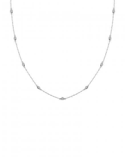 MARQUISE DIAMOND BY THE YARD NECKLACE (TN397)
