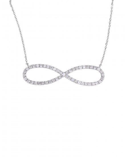 INFINITY STYLE DIAMOND NECKLACE (TN400)
