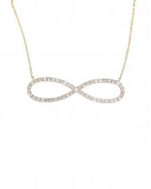 INFINITY STYLE DIAMOND NECKLACE (TN400)