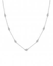 PEAR DIAMOND BY THE YARD NECKLACE (TN404)