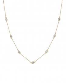 PEAR DIAMOND BY THE YARD NECKLACE (TN404)