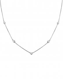 PEAR DIAMOND BY THE YARD NECKLACE (TN405)