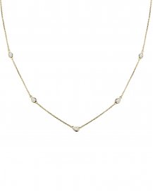 PEAR DIAMOND BY THE YARD NECKLACE (TN405)