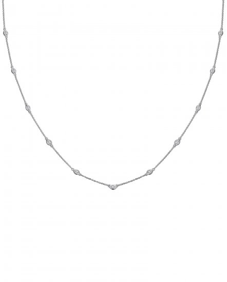 MARQUISE DIAMOND BY THE YARD NECKLACE (TN406)