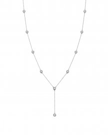 DIAMOND BY THE YARD DANGLE DROP NECKLACE (TN424)