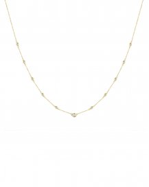 MARQUISE PEAR DIAMOND BY THE YARD NECKLACE (TN471)
